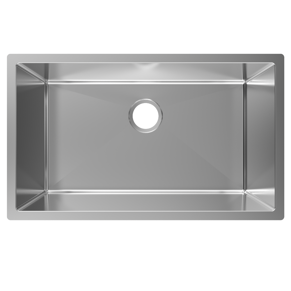 Hand Made Stainless Sink 30" X 18" R10