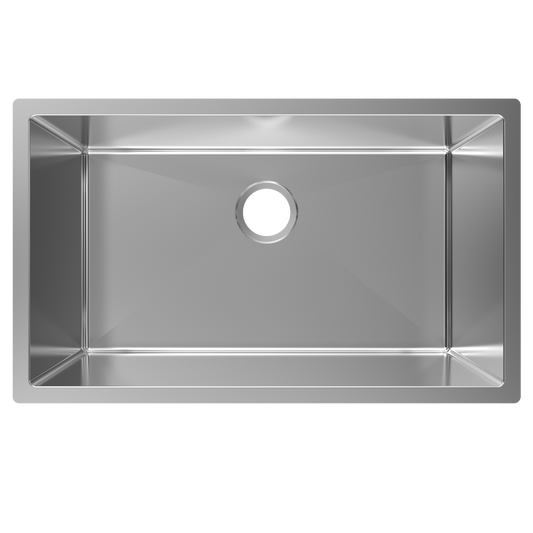 Hand Made Stainless Sink 30" X 18" R10