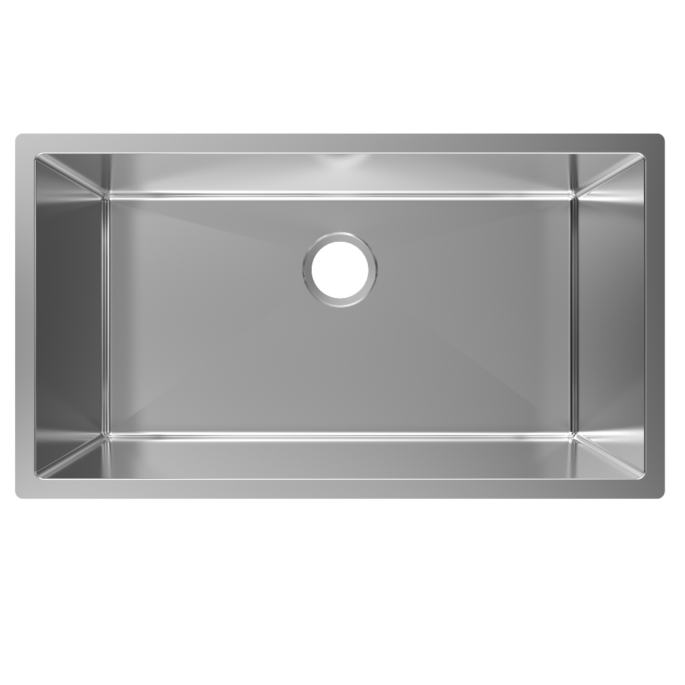 Hand Made Stainless Sink 32" X 18" R10